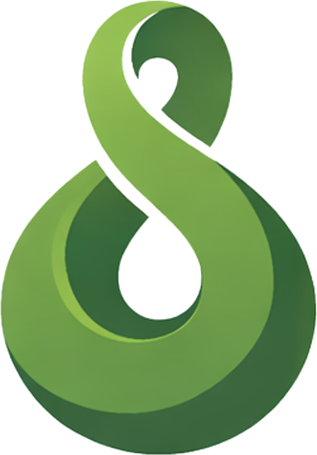 Mana Maths jade twist logo